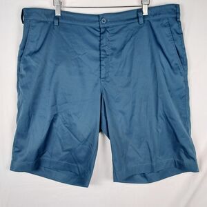 Nike Golf Tour Performance Shorts 38 Blue Dri-Fit Mens Athletic Casual